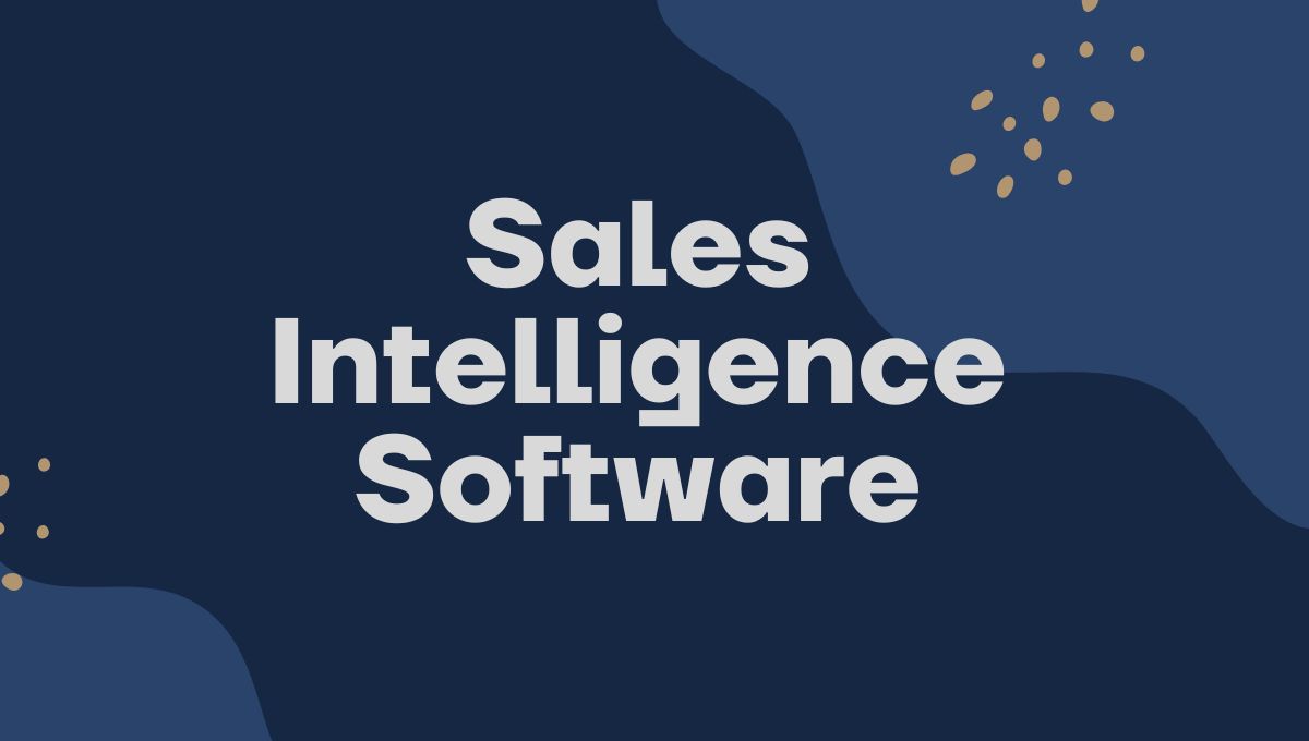 Sales intelligence software